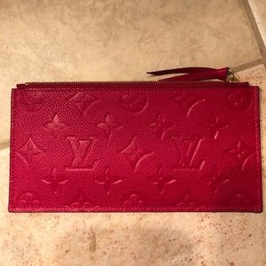 Authentic Louis Vuitton zip, pochette felicie.